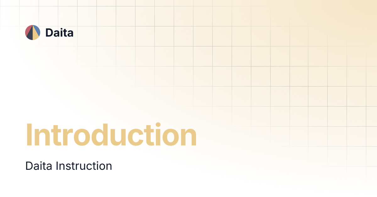 Introduction | Daita